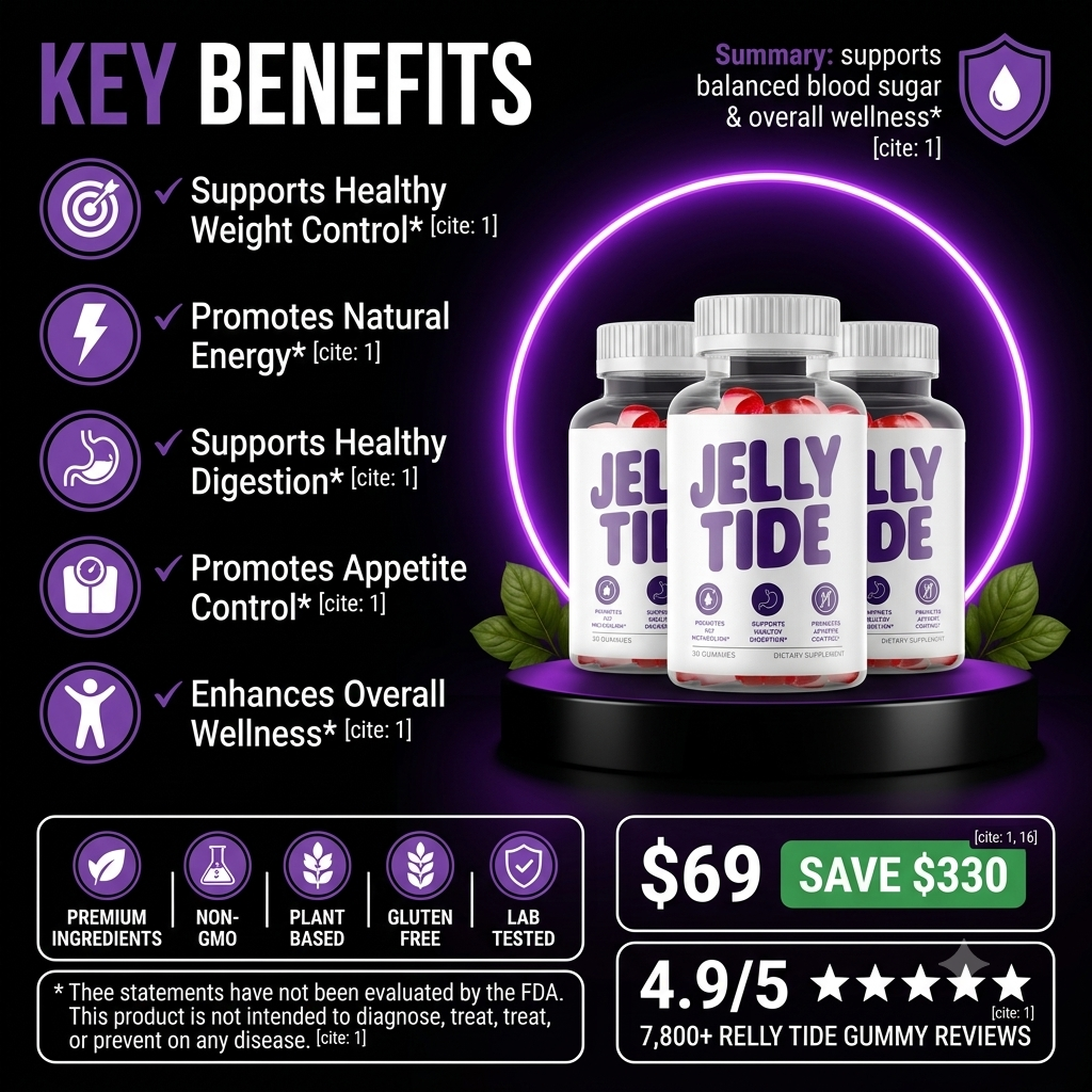 Jellytide supplement reviews — benefits for metabolism and energy
